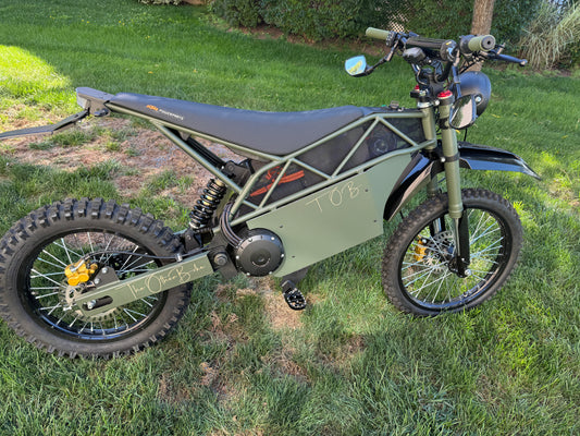 Bruno Richardson Military Green TheOtherBike TOB 14Kw electric bike
